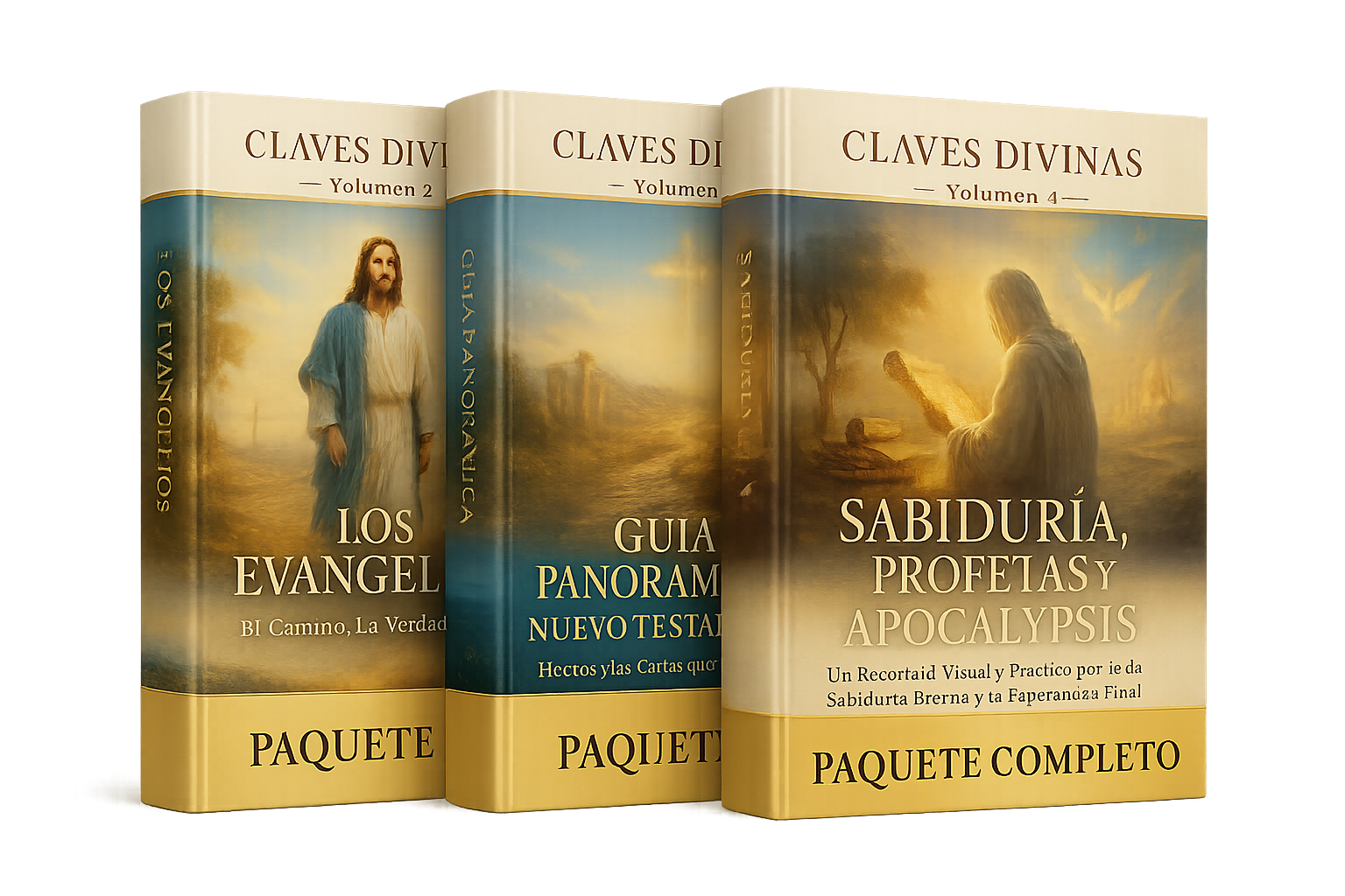 Claves Divinas Vol. 2, 3 y 4 - Mockup